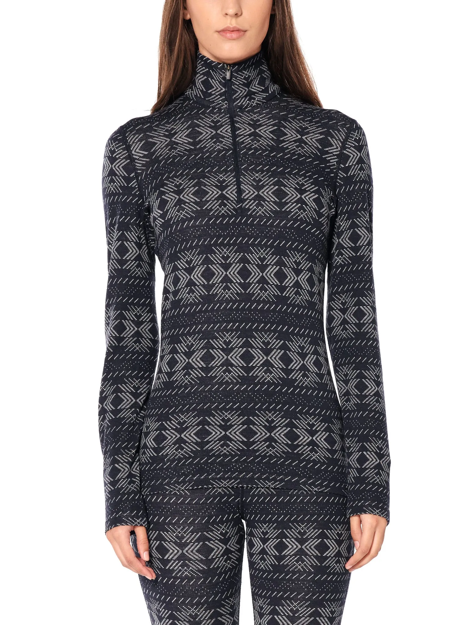 250 Vertex LS Half Zip Crystalline - Women's|-|250 Vertex LS Half Zip Crystalline - Femme