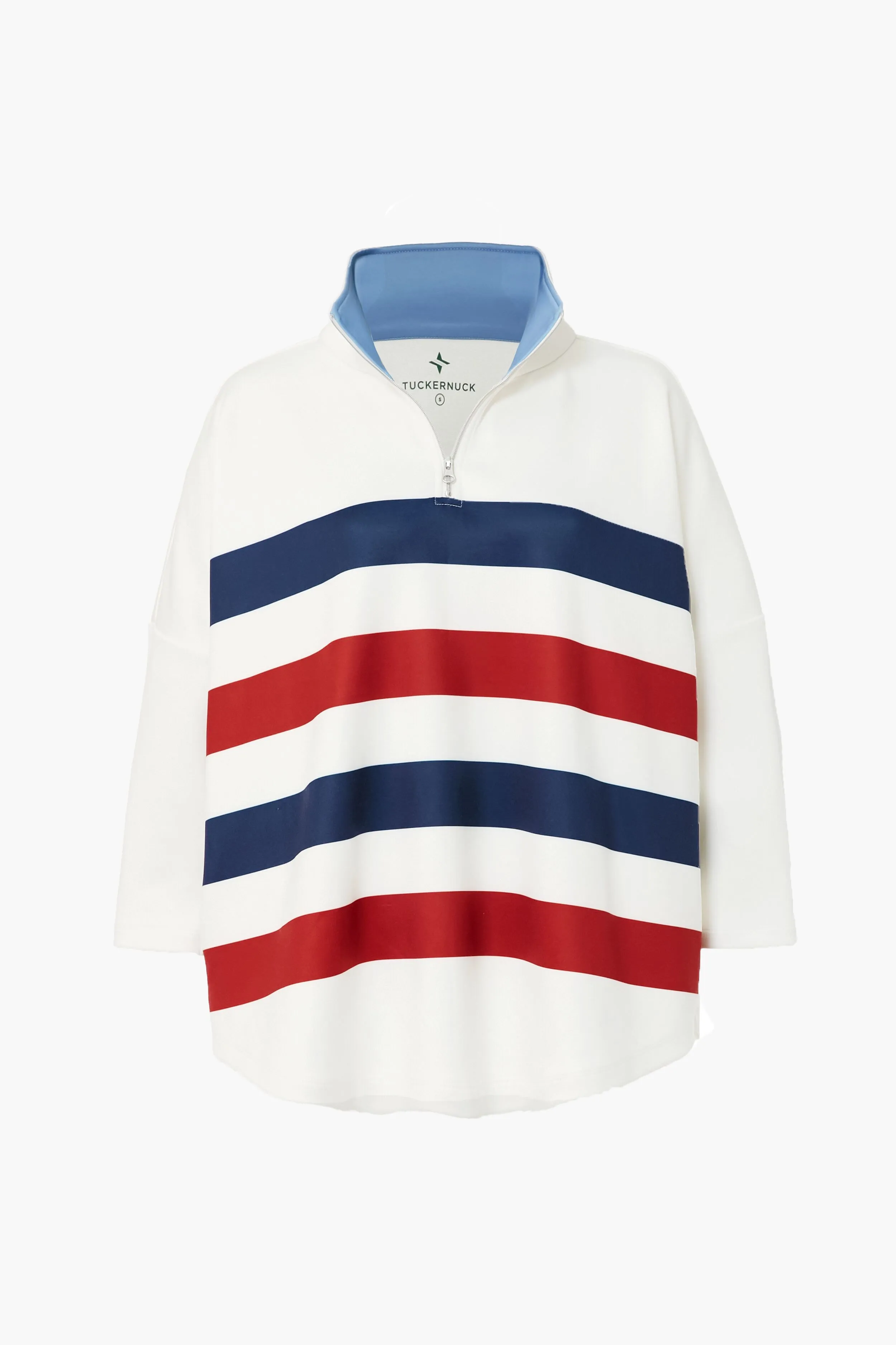Americana Stripe Martina Quarter Zip