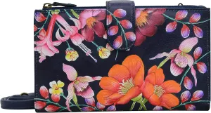 Anuschka Women's, Handpainted Leather Large Smart Phone Case & Wallet