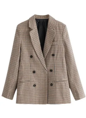 Blazer - Dames - Basic Blazer van hoogwaardig katoen met een tijdloze pasvorm en elegante uitstraling