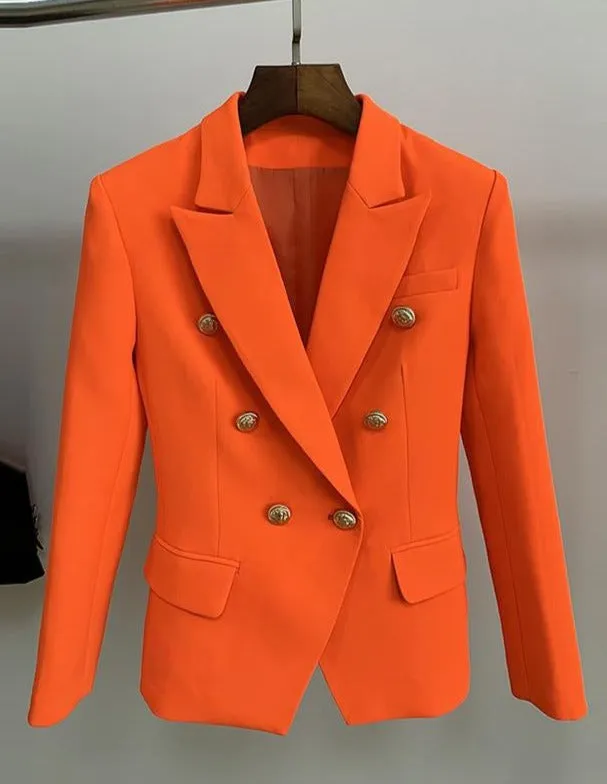 Blazer - Dames - Neon Kleur, Trendy Stijl, Perfecte Pasvorm