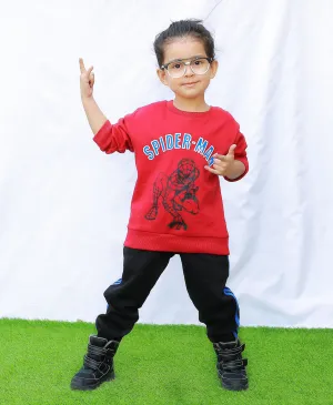 Boys Spider Man Sweatshirt (Red)