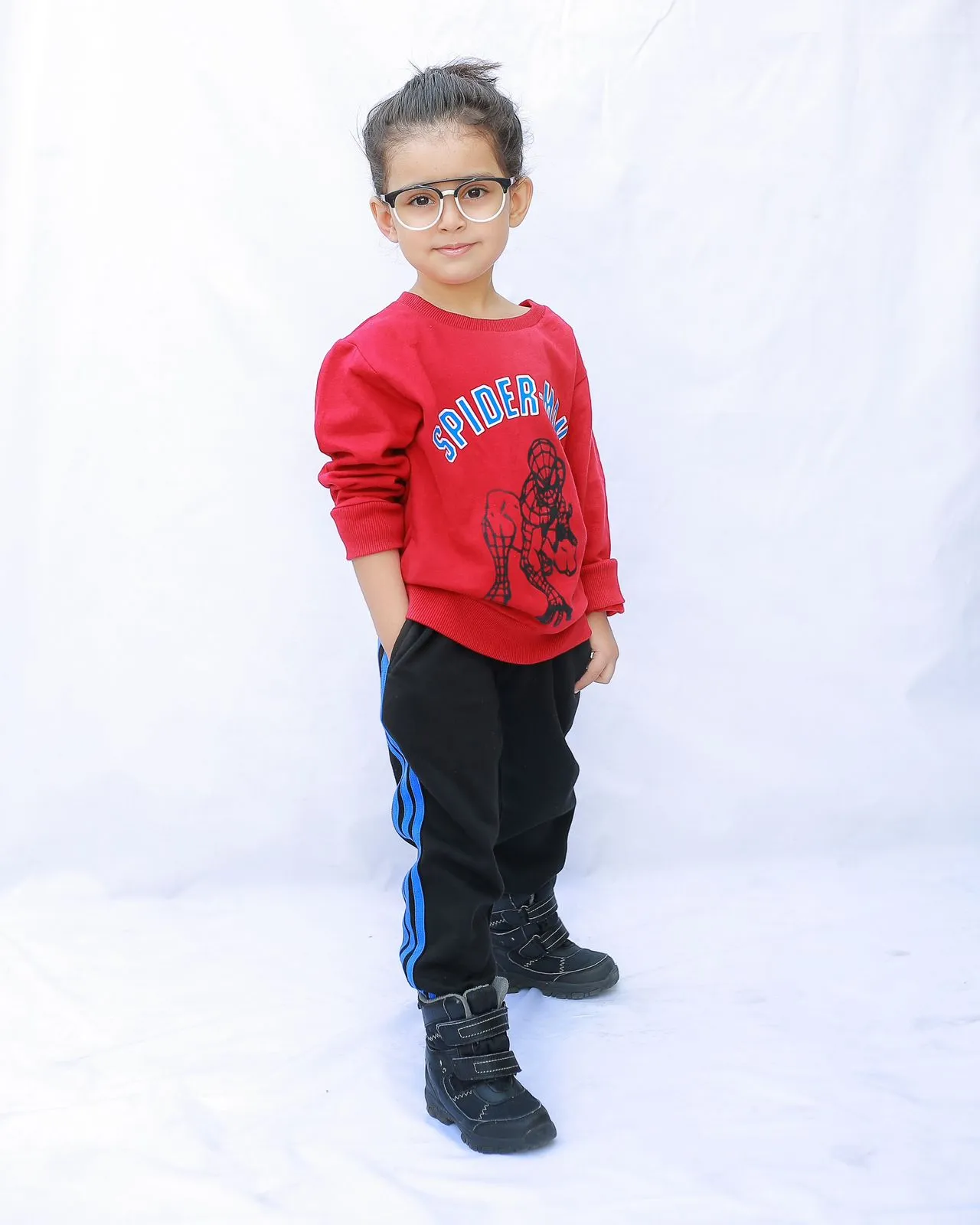 Boys Spider Man Sweatshirt (Red)