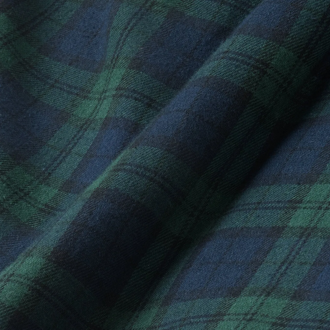 College Days Long Sleeve Plaid Shirt - Green Blue