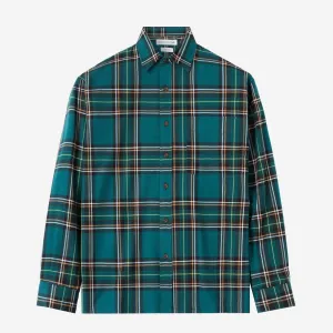 College Days Long Sleeve Plaid Shirt - Green