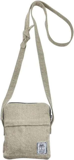Crossbody Satchel Handmade from Woven Hemp - Hemp Jeans