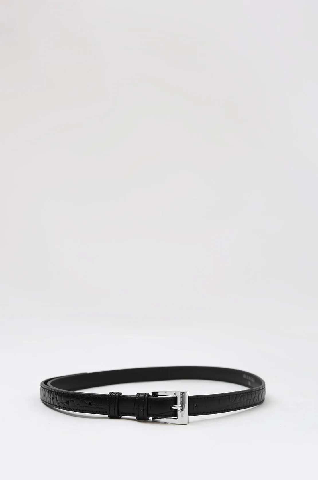 curator belt / black|silver