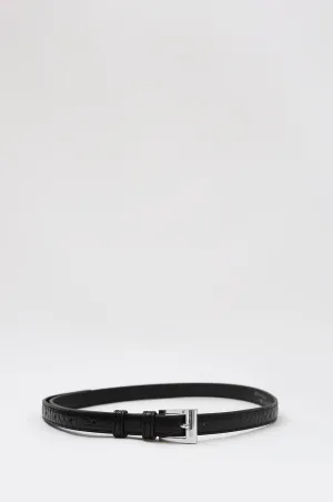 curator belt / black|silver