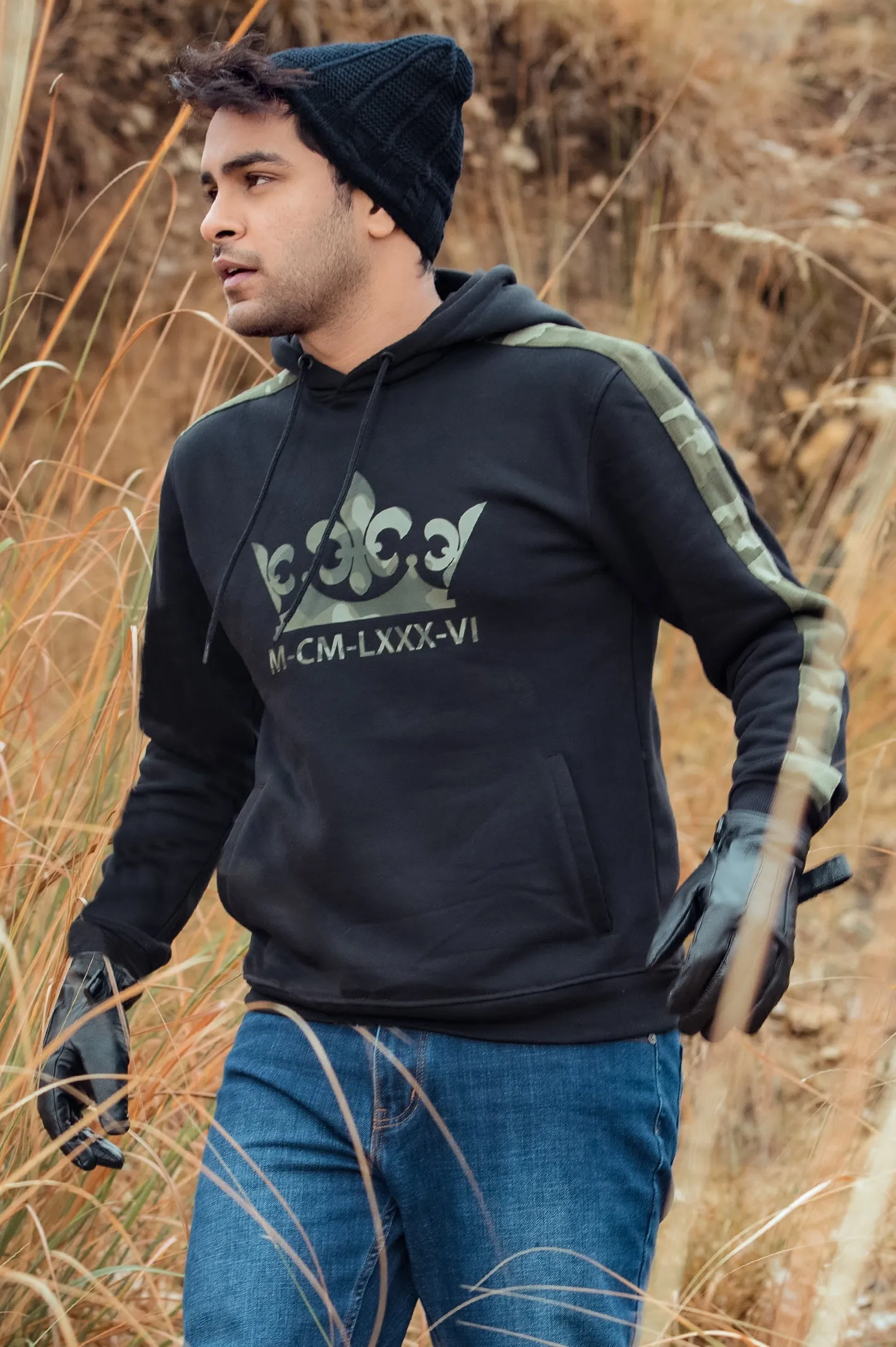 Diner's Men's Hoodie SKU: FA926-BLACK