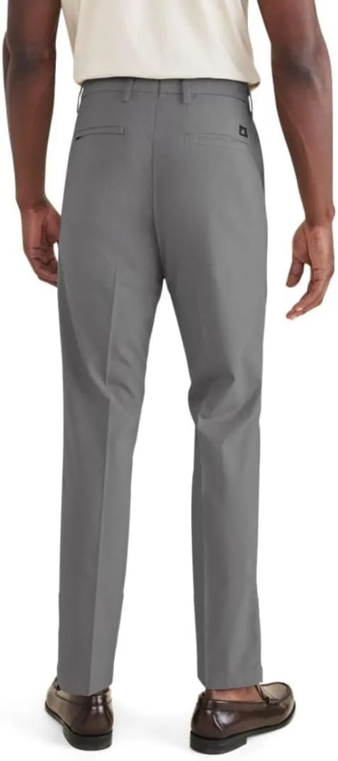DOCKERS Mens Signature Go Slim Fit Khaki Smart 360 Tech Pants