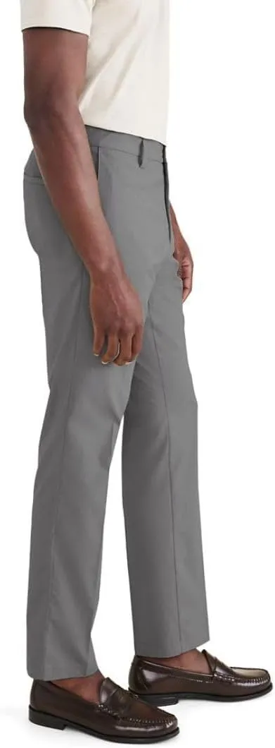 DOCKERS Mens Signature Go Slim Fit Khaki Smart 360 Tech Pants
