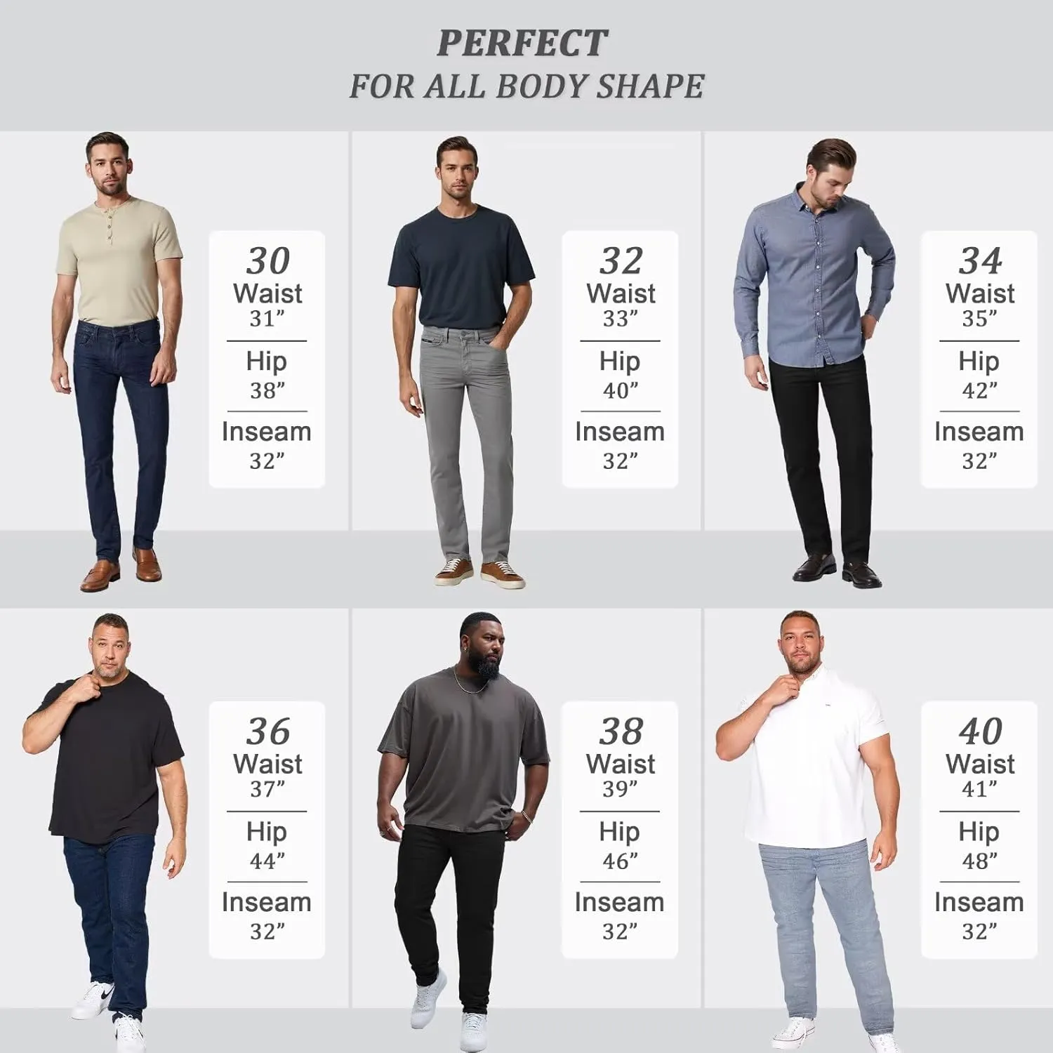 ETHANOL Men's Slim Hyper Stretch Classic Straight Leg Denim Jeans