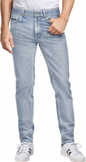 ETHANOL Men's Slim Hyper Stretch Classic Straight Leg Denim Jeans