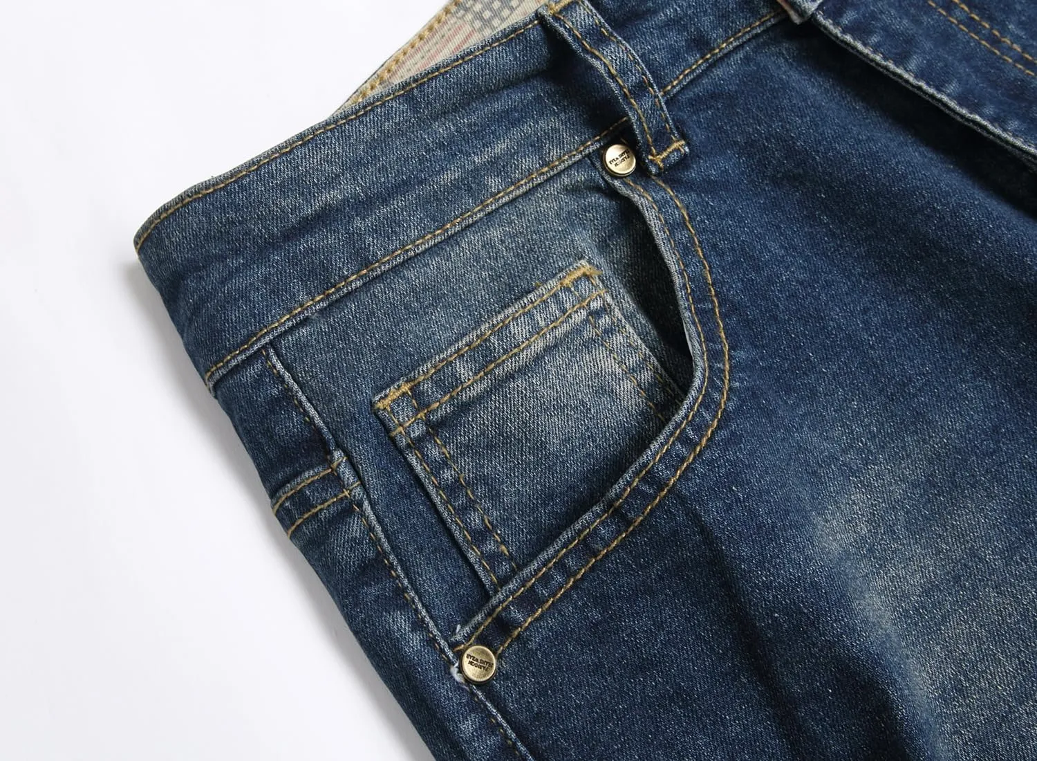 FREDD MARSHALL Men's Skinny Slim Fit Ripped Distressed Stretch Jeans Pants