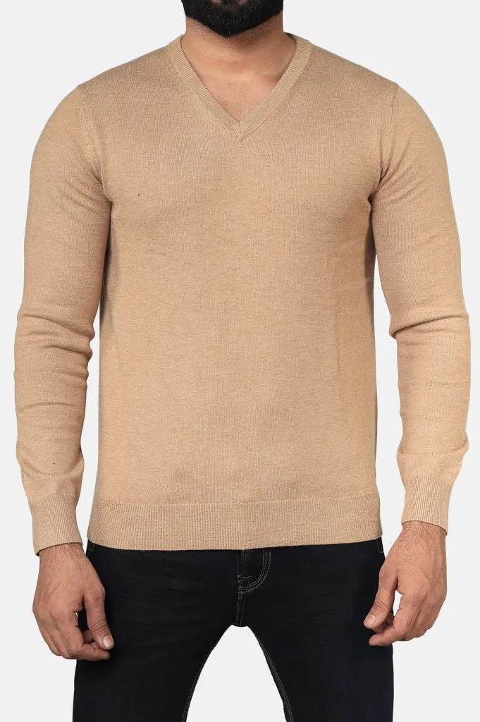 Gents Sweater In Fawn SKU: SA520-Fawn