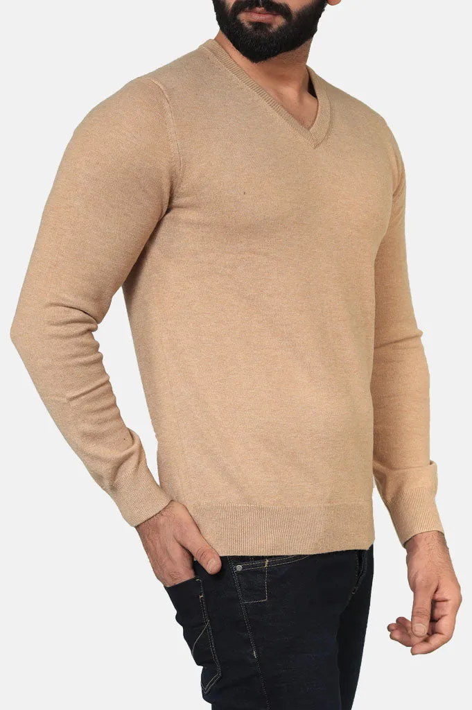 Gents Sweater In Fawn SKU: SA520-Fawn