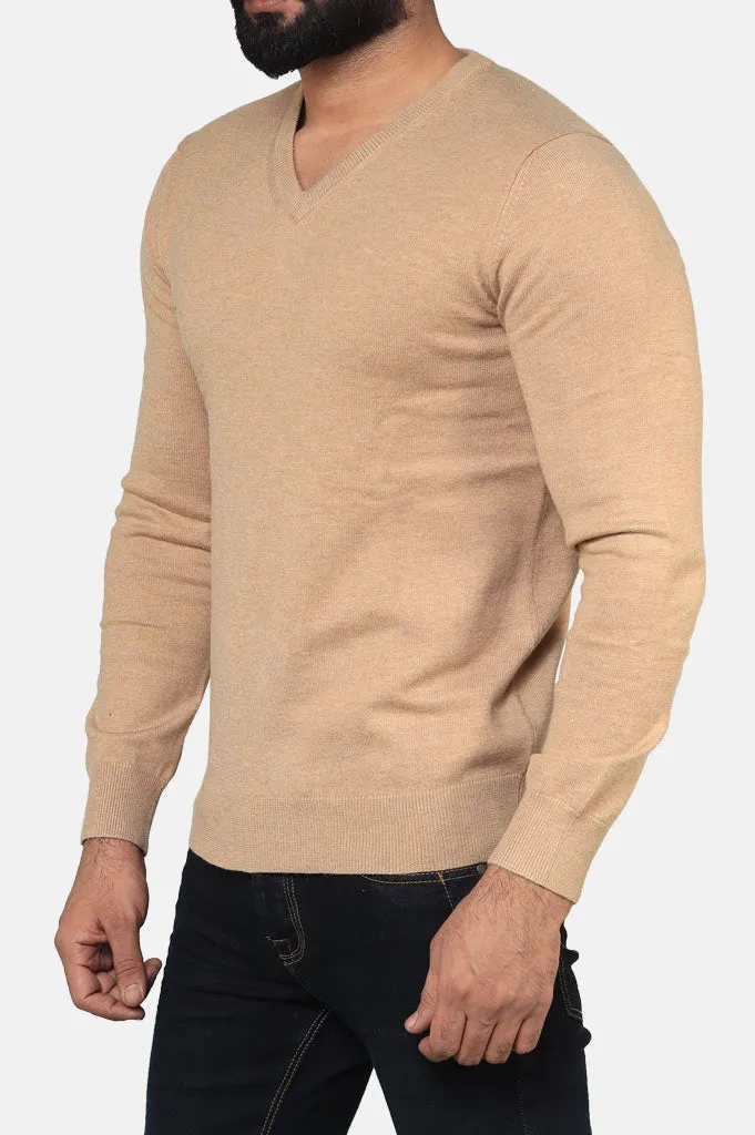 Gents Sweater In Fawn SKU: SA520-Fawn