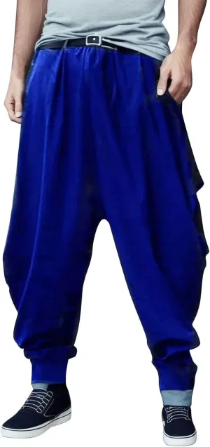 GIERIDUC Mens Stretch Waist Cargo Pants Mens Sweatpants Zipper Pockets Mens Smart Trousers Slim Fit Mens Leather Faux Pants