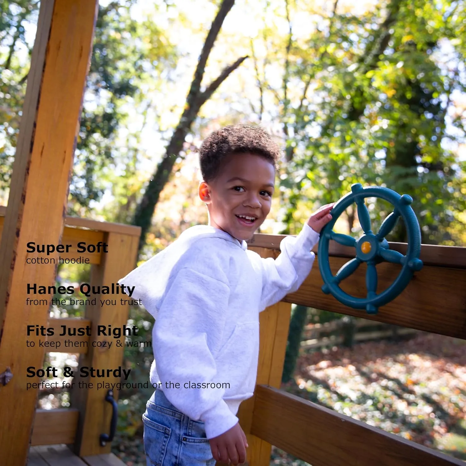 Hanes Boys' Eco Smart Pullover Hoodie