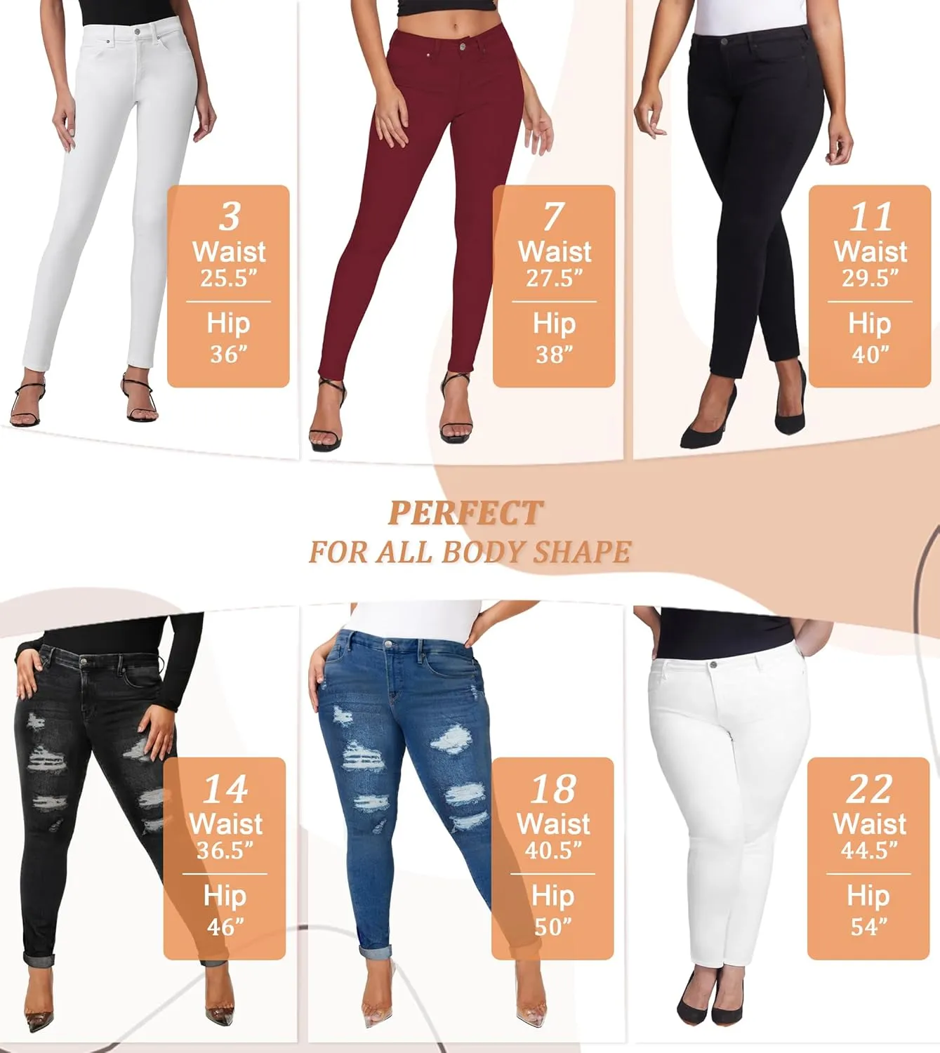 Hybrid & Company Women's Butt Lift Stretch Denim Jeans