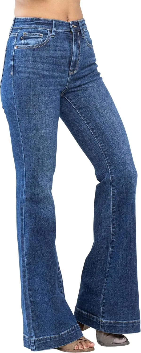 Judy Blue High Waist Hem Flare Leg Jeans 82443