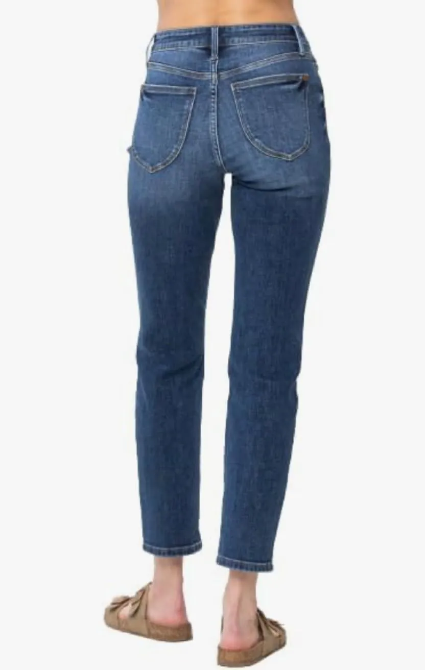 Judy Blue Women's High Waist Shield Back Pocket Slim Fit Jeans 82549