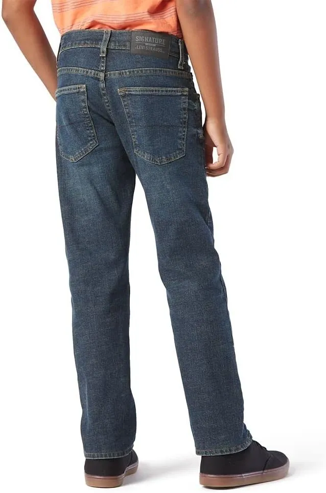 Levi Strauss Signature Gold Boys' Straight Fit Jeans