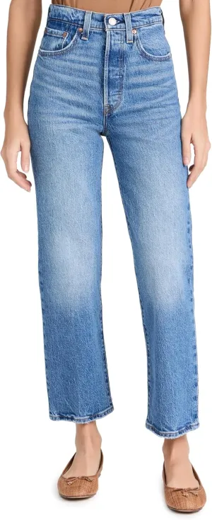 Levi's Women's Premium Ribcage Straight Ankle Jeans