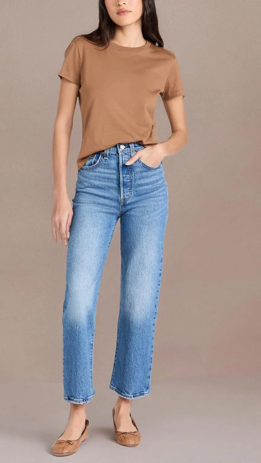 Levi's Women's Premium Ribcage Straight Ankle Jeans