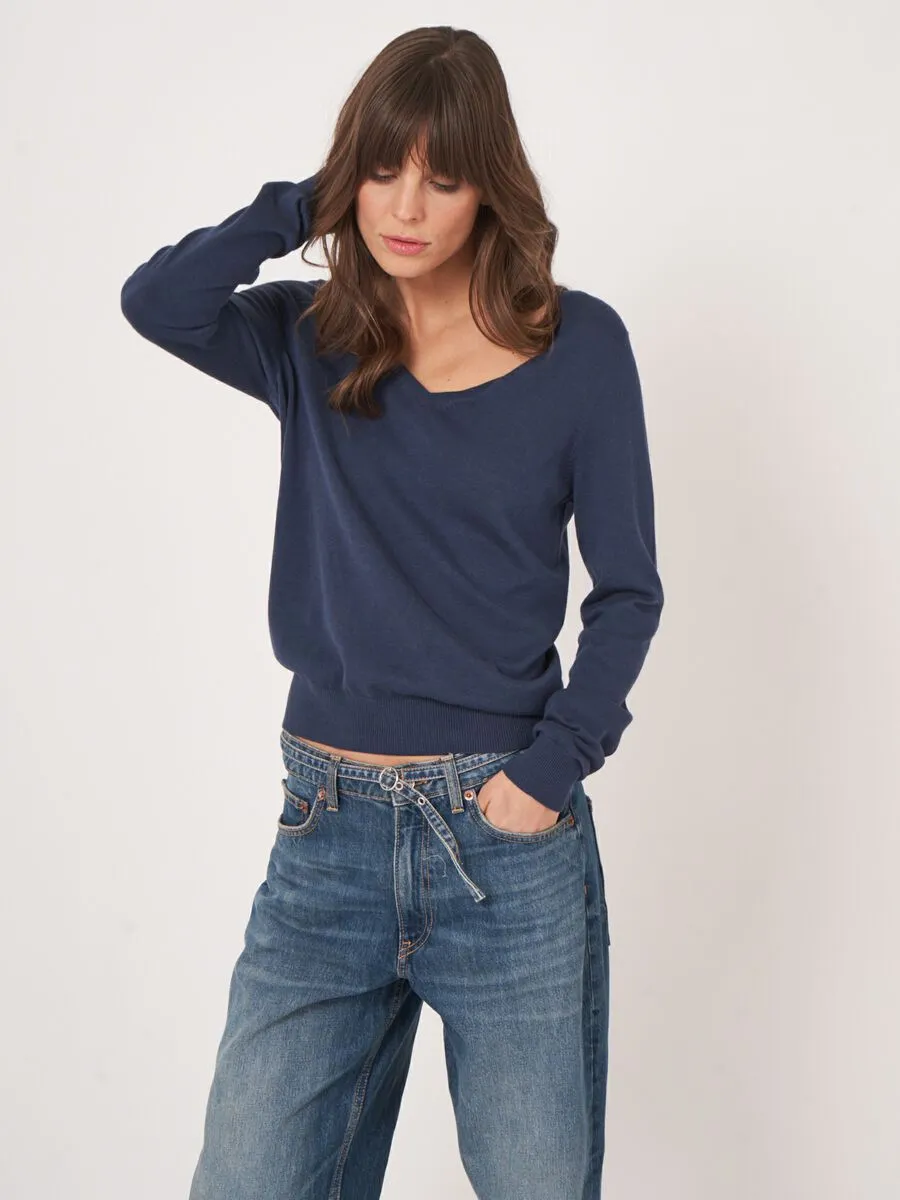 Marine Basic V Pullover