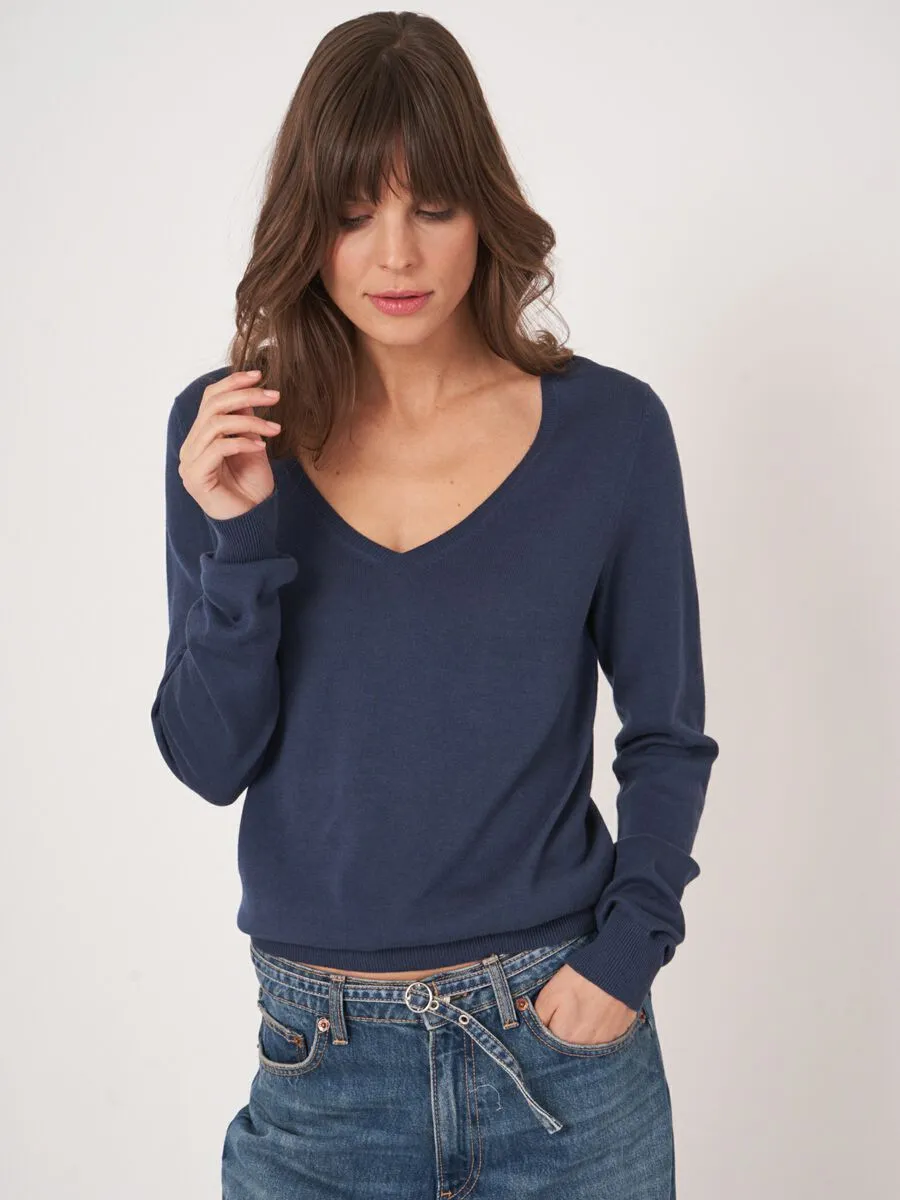 Marine Basic V Pullover