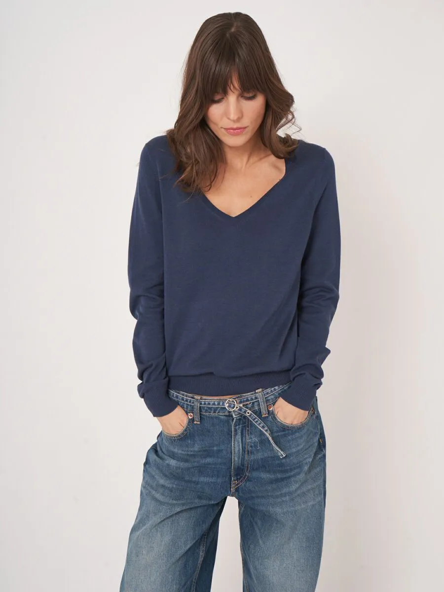 Marine Basic V Pullover