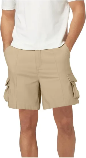 Mens Baggy Cargo Shorts Lightweight Summer Golf Chino Work Shorts Stretch Wasit Workout Hiking Shorts 6 Pockets