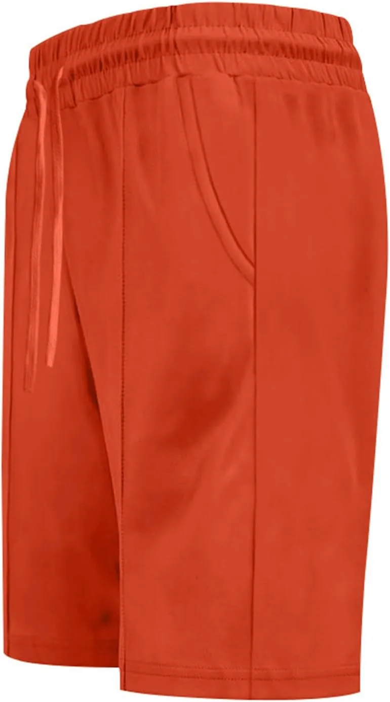 Men's Shorts Classic Fit Flat Front Stretch Solid Chino Shorts Lightweight Breathable Athletic Workout Gym Shorts Pants