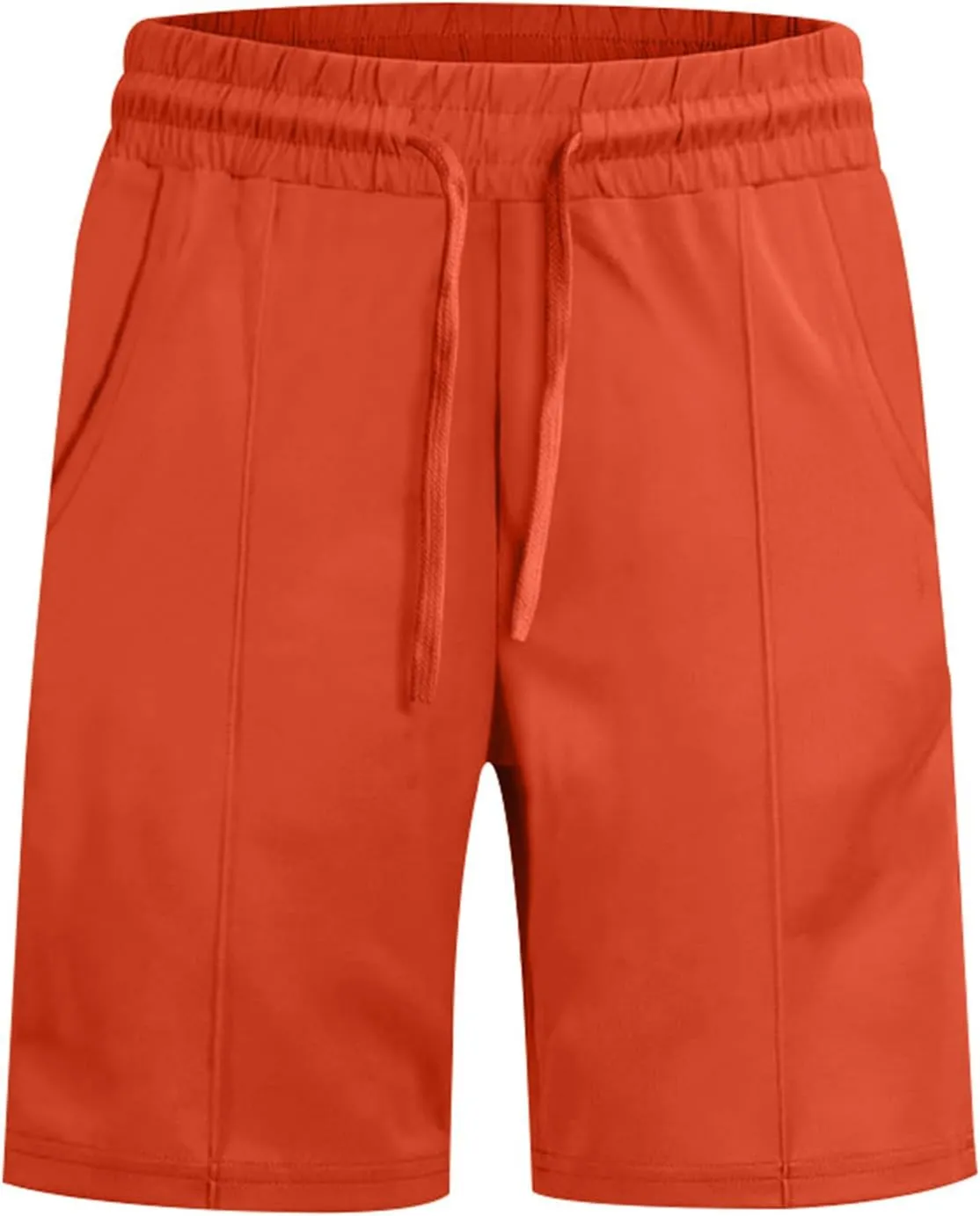 Men's Shorts Classic Fit Flat Front Stretch Solid Chino Shorts Lightweight Breathable Athletic Workout Gym Shorts Pants
