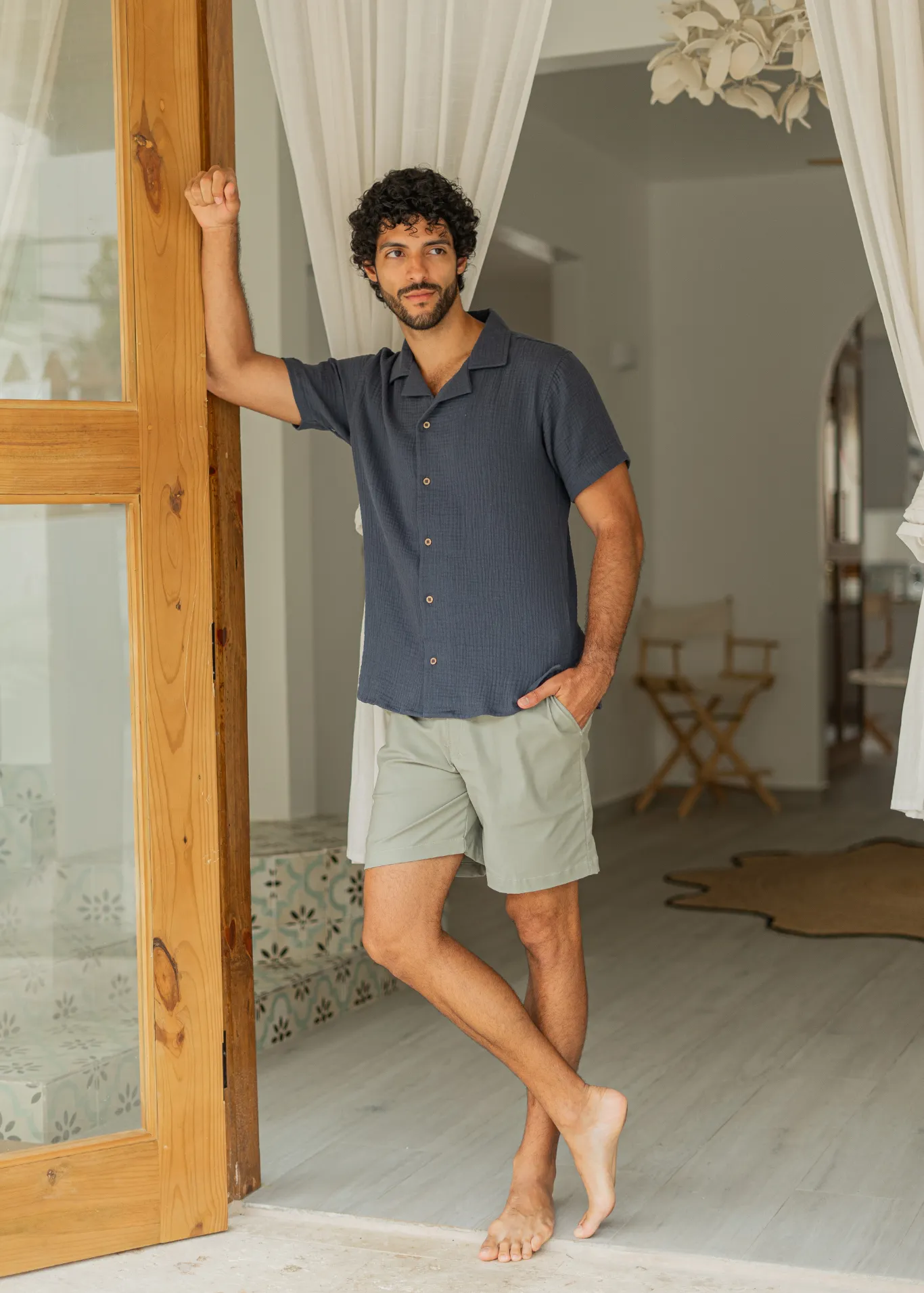 MINT GREEN CHINO SHORTS