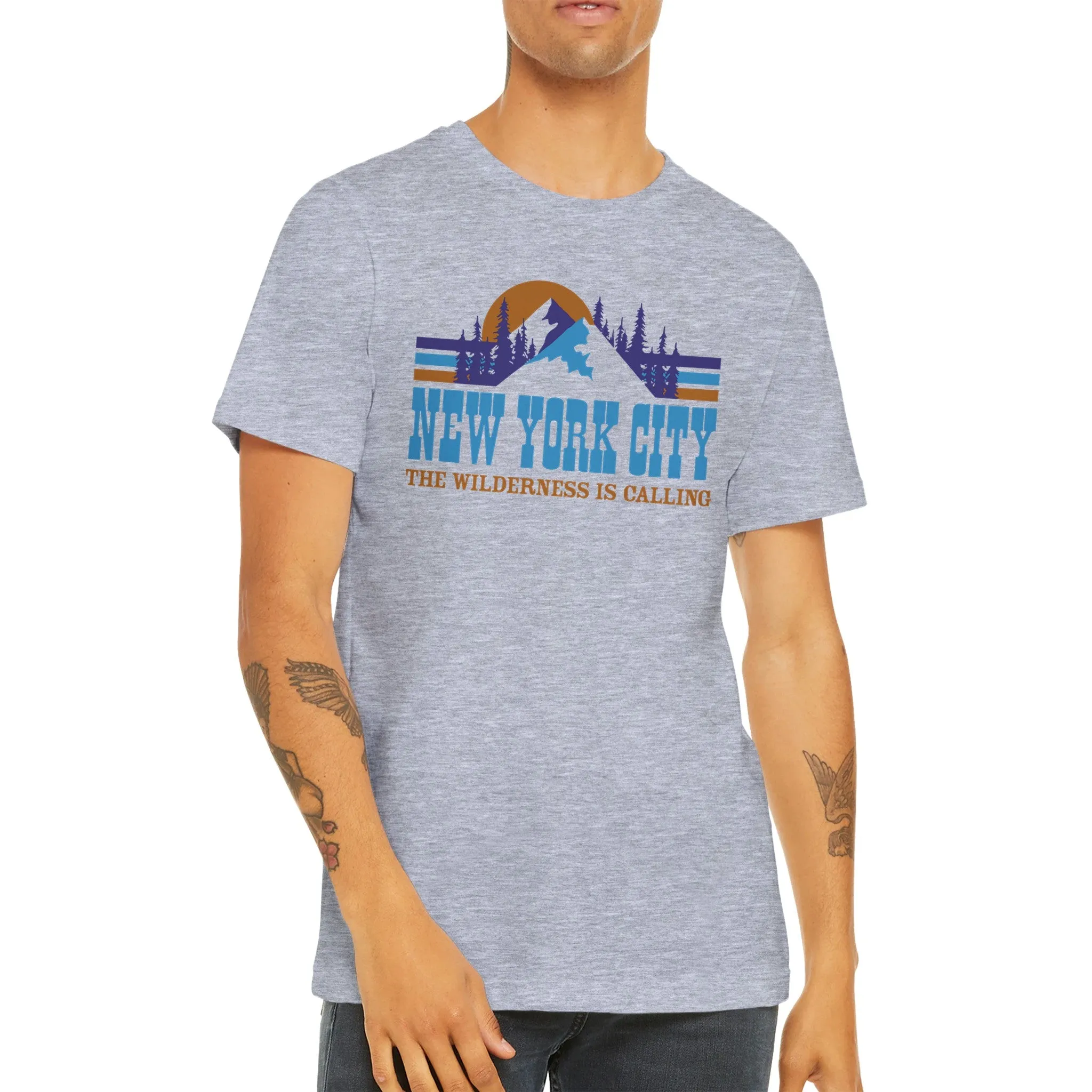 New York City Wilderness  -  Premium Unisex Crewneck T-shirt