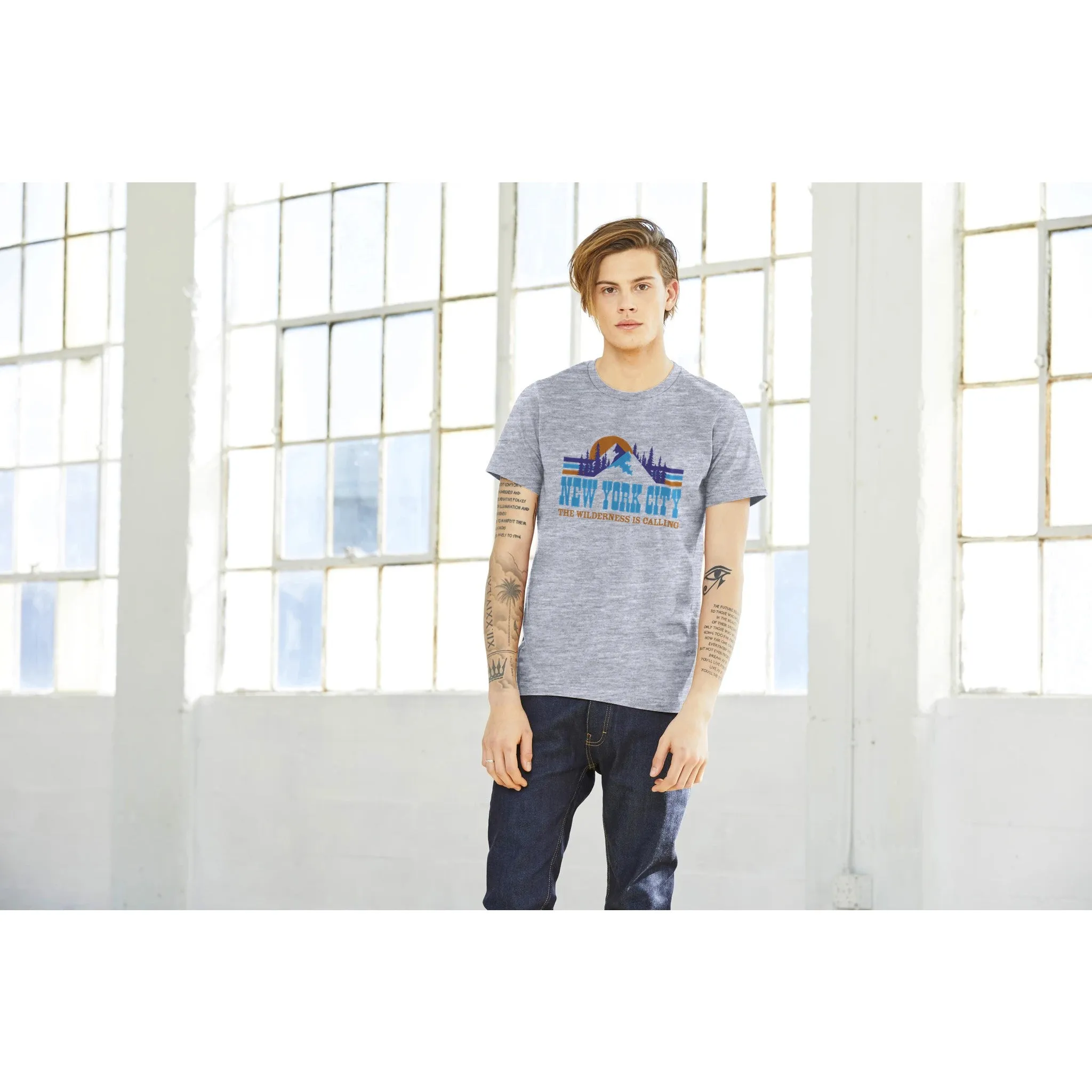 New York City Wilderness  -  Premium Unisex Crewneck T-shirt
