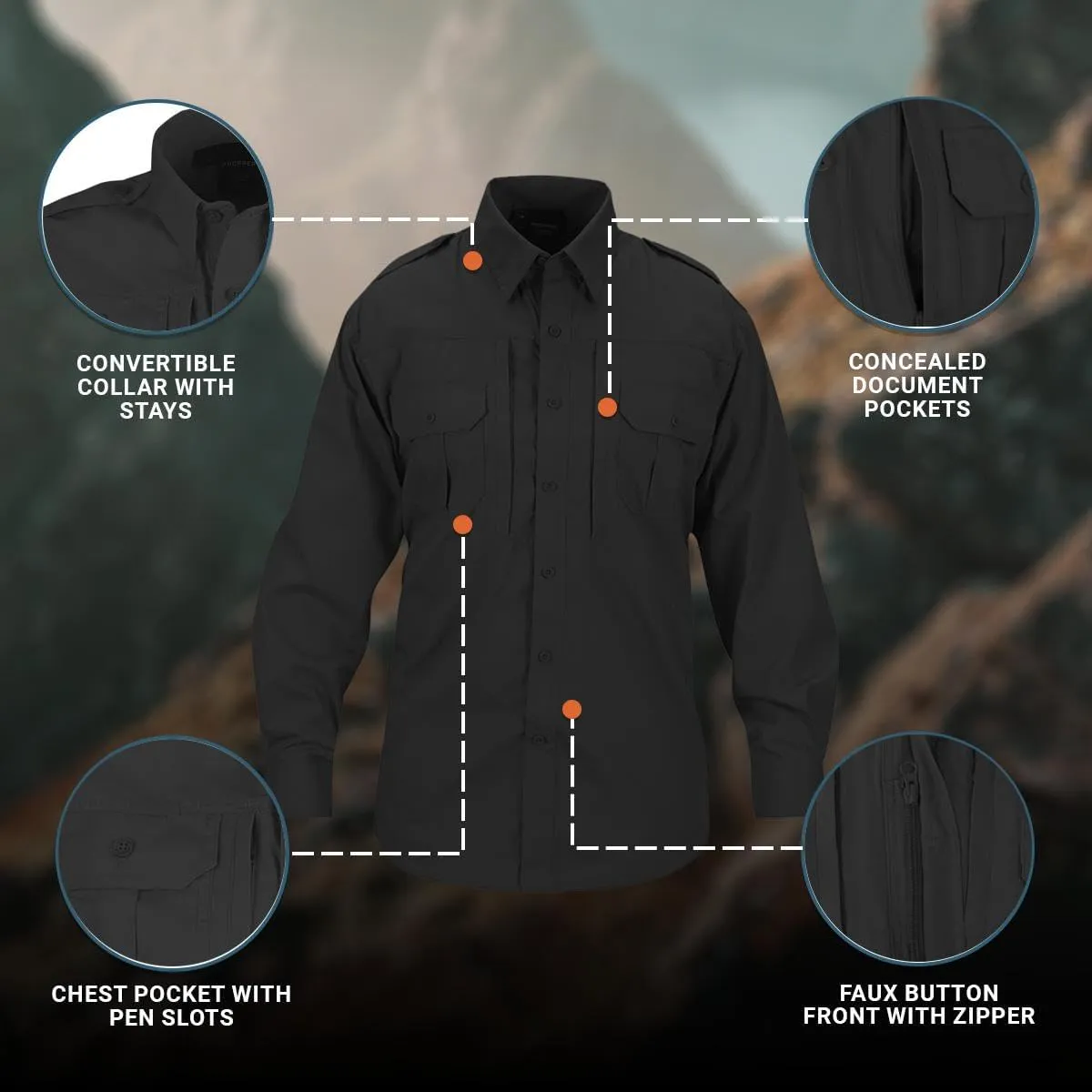 Propper Men's Long Sleeve Tactical Shirt