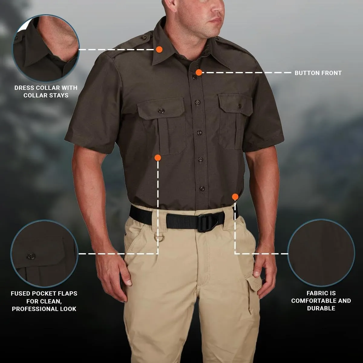 Propper Men's Short Sleeve Tactical Dress Shirt