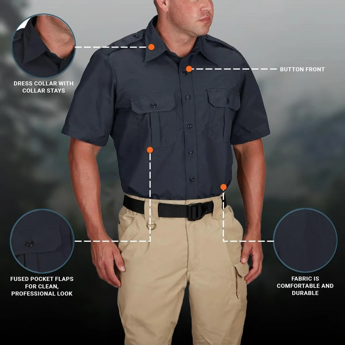 Propper Men's Short Sleeve Tactical Dress Shirt