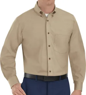 Red Kap Men's Poplin Dress Shirt