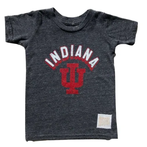 Retro Brand - Indiana IU Tee in Heather Charcoal