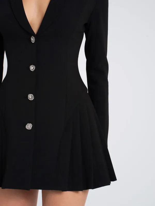 Ria Black Blazer Mini Dress