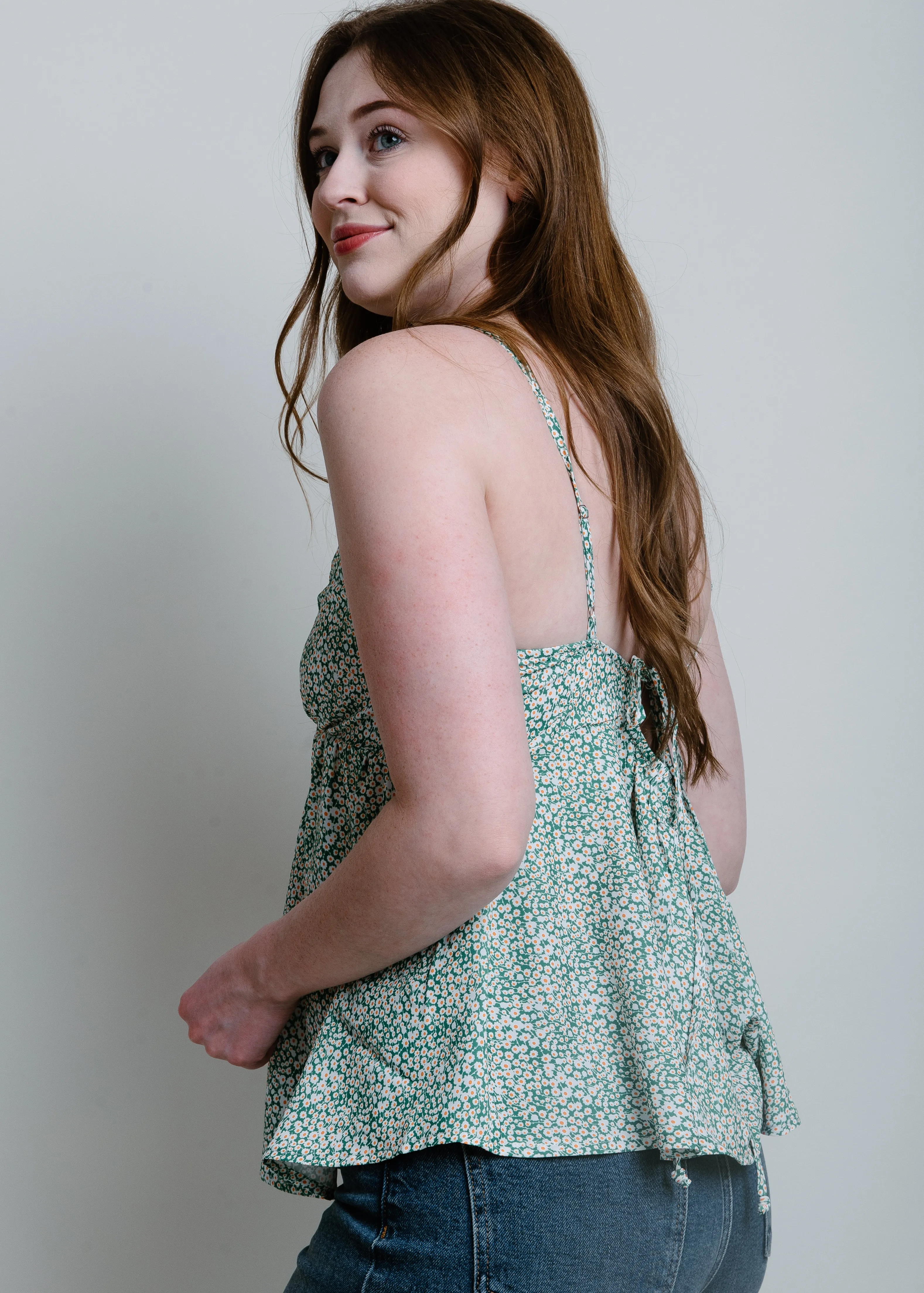 Spring Fever Tank - Earth Green