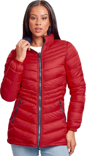 YMI Jeans Women's Winter Reversible Puffer Jacket